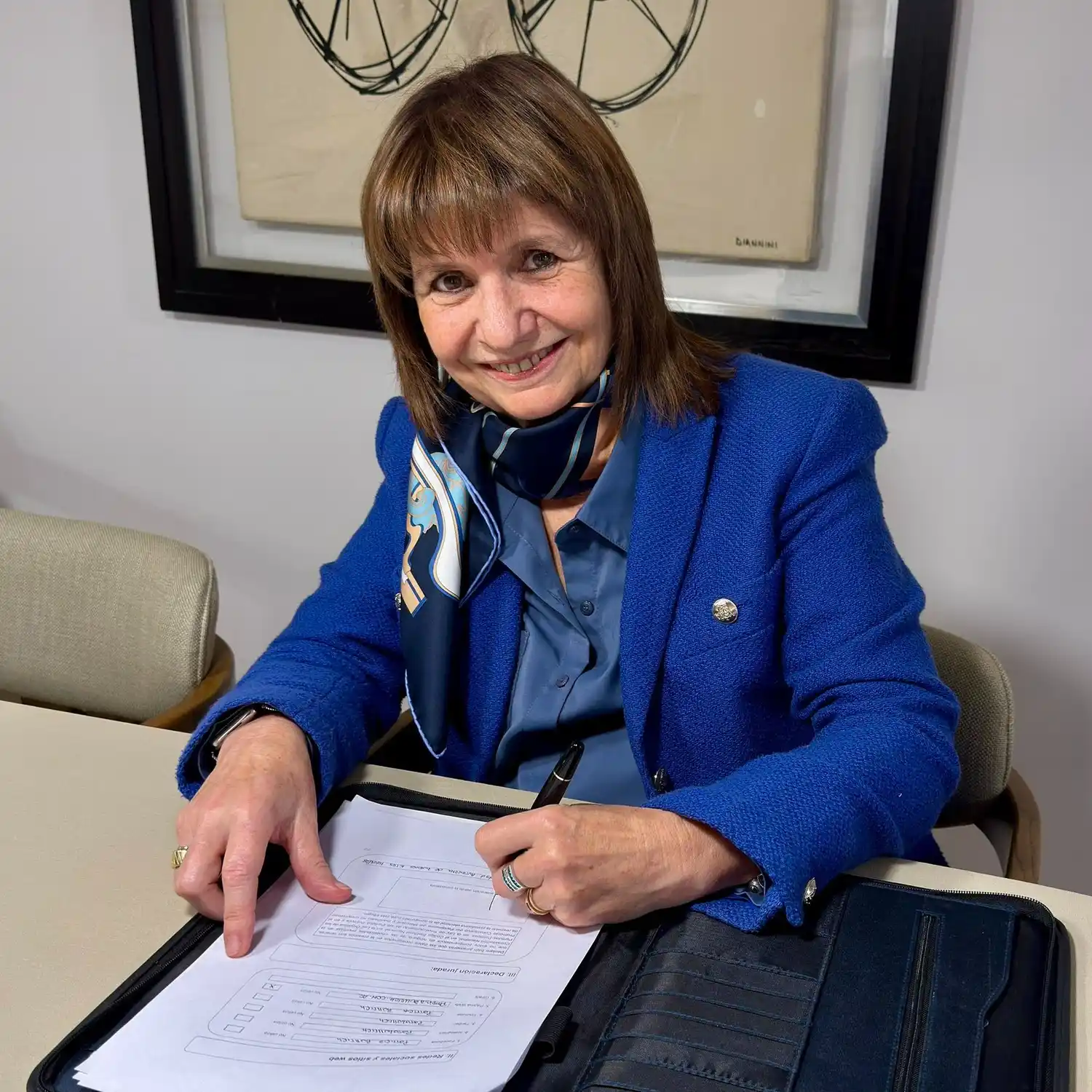Bullrich oficializó su candidatura al Senado por CABA en la lista de La Libertad Avanza