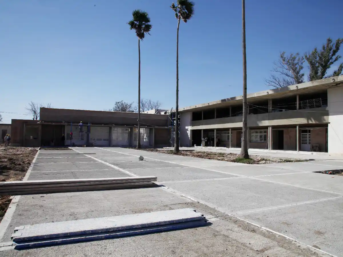 Frontera: en los próximos dos  meses estaría terminado el  nuevo edificio de la Escuela 329  