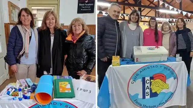 Así recibían las instituciones el nuevo material