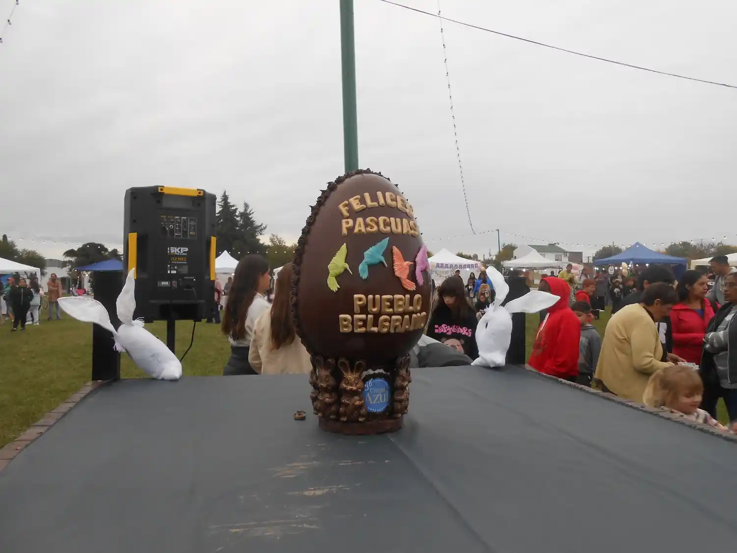 Este fin de semana Pueblo Belgrano exhibirá el Huevo de Pascuas más grande de Entre Ríos