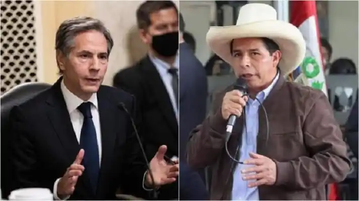 EE.UU. SE ADELANTA: lo que pide Antony Blinken a Pedro Castillo sobre Venezuela