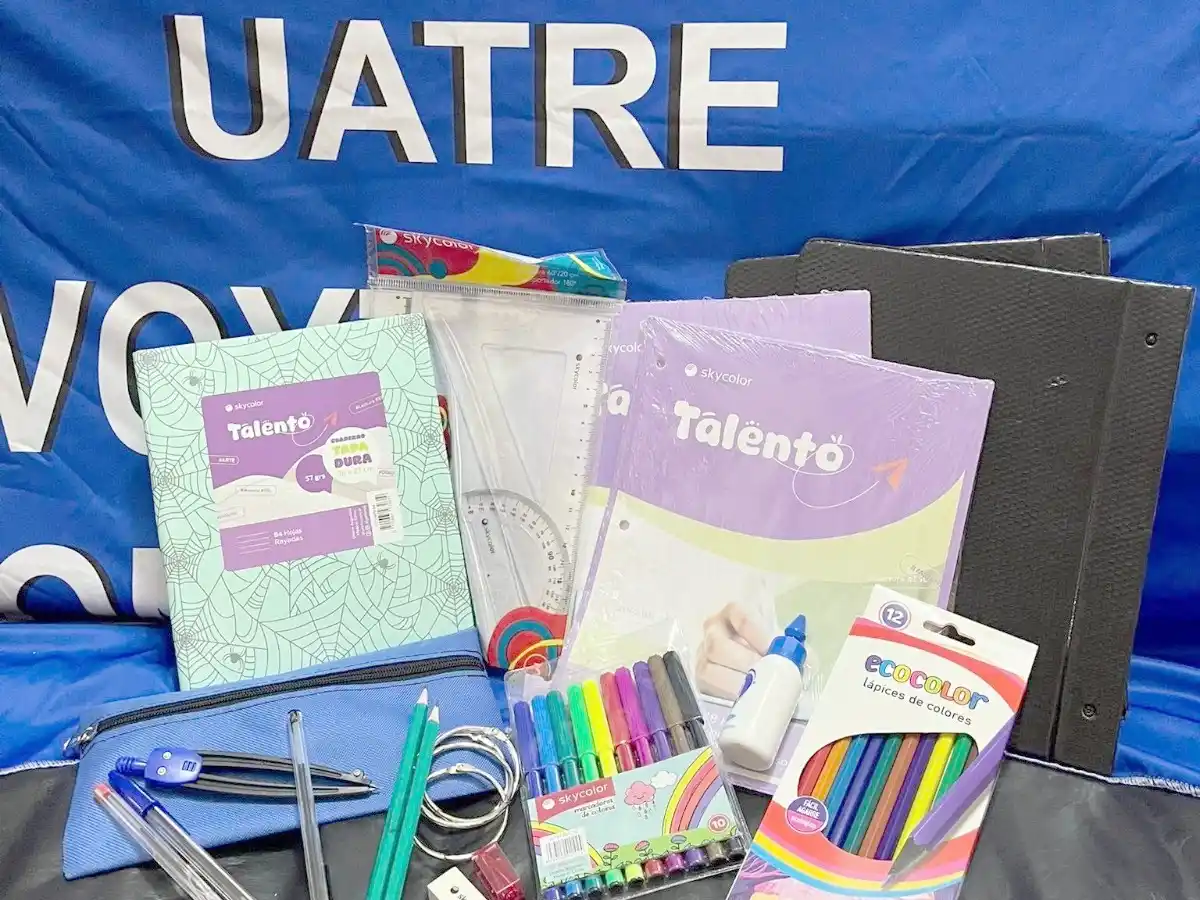 UATRE Necochea comenzó la entrega de kits escolares para el ciclo lectivo 2026