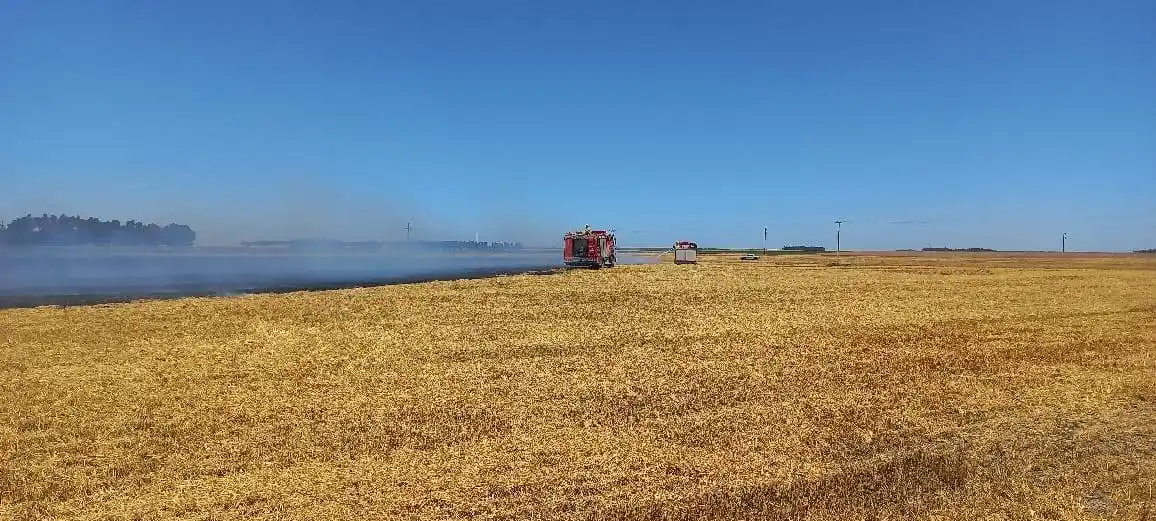 incendio rastrojo campo