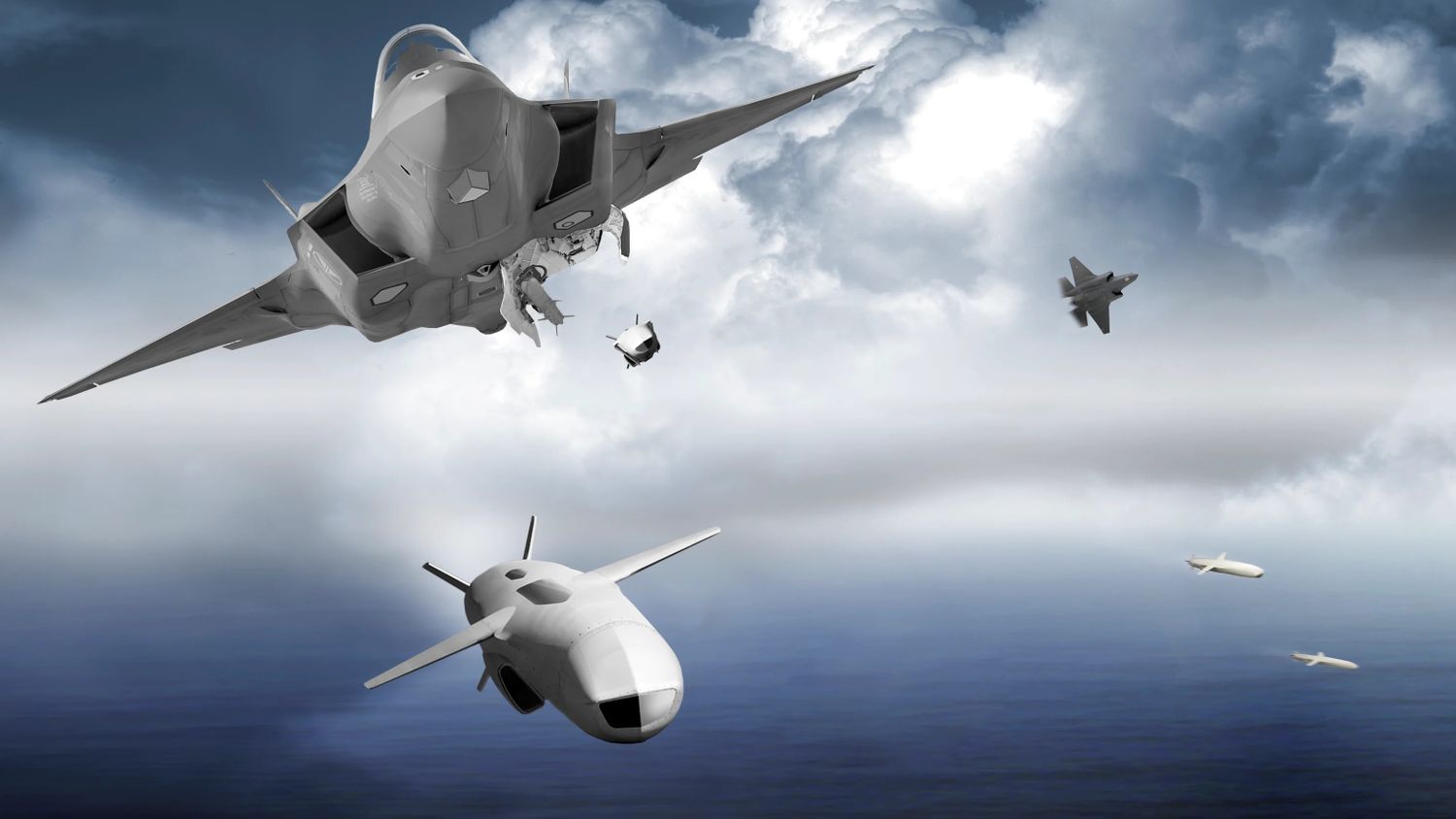 Alemania refurzará el potencial de sus futuros cazas F-35 con la incorporación del misil JSM noruego. Imagen: Kongsberg.