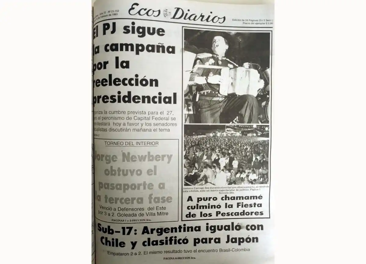 Lunes 15 de febrero de 1993
