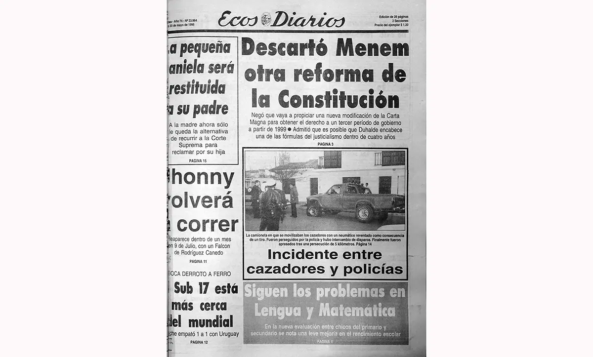 Sábado 20 de mayo de 1995