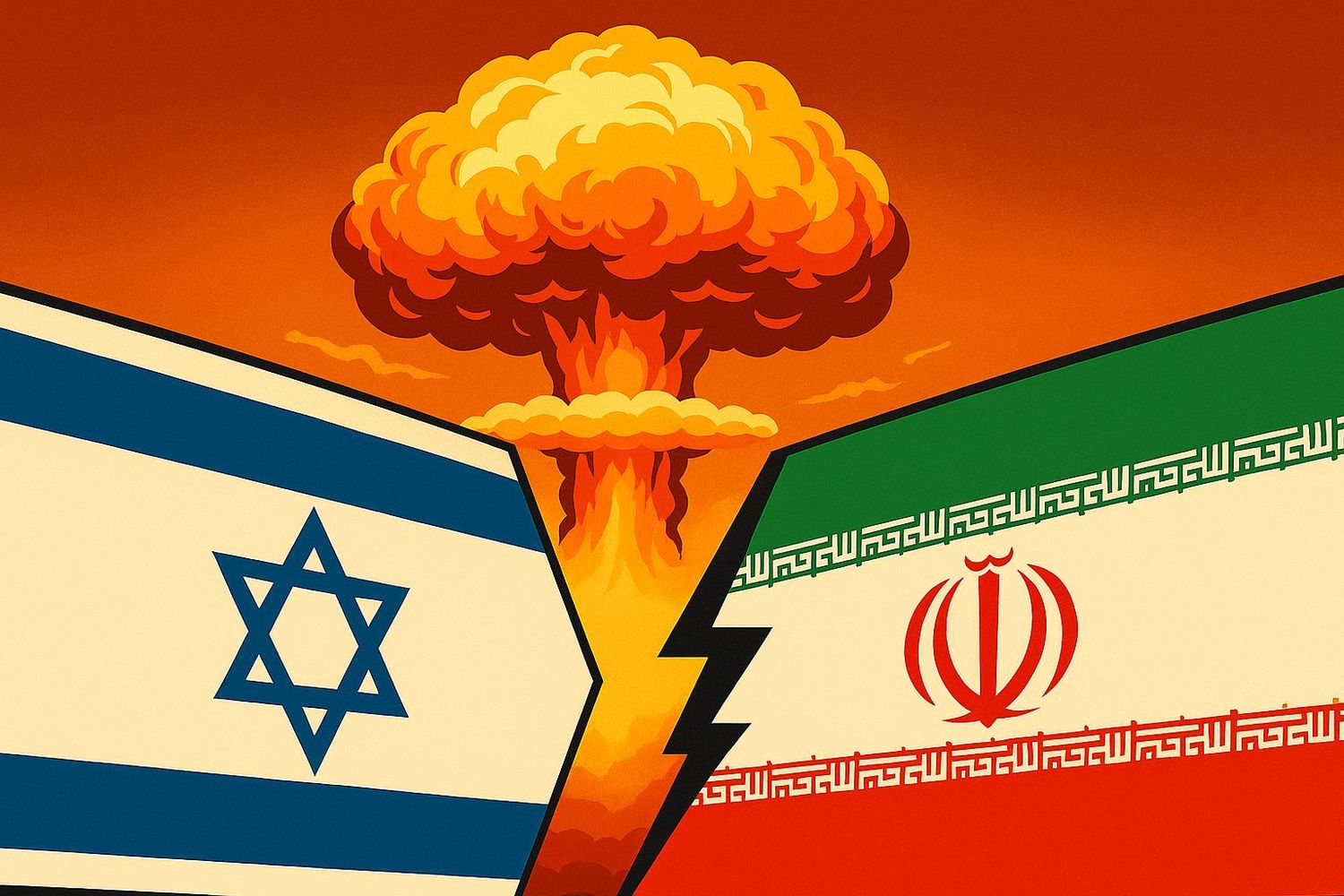 Israel e Irán, frente a frente bajo la sombra nuclear. La tensión geopolítica alcanza un nuevo clímax en Medio Oriente.