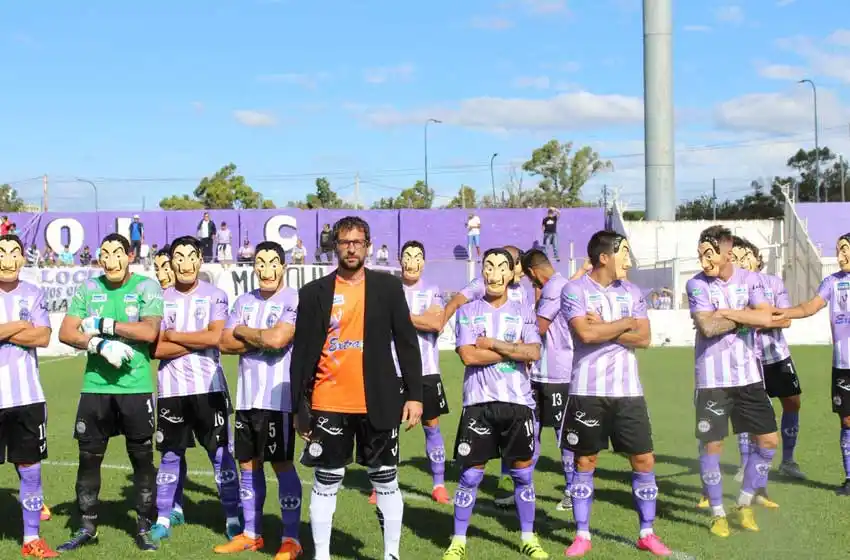 «La Casa de Papel» llegó al fútbol de ascenso