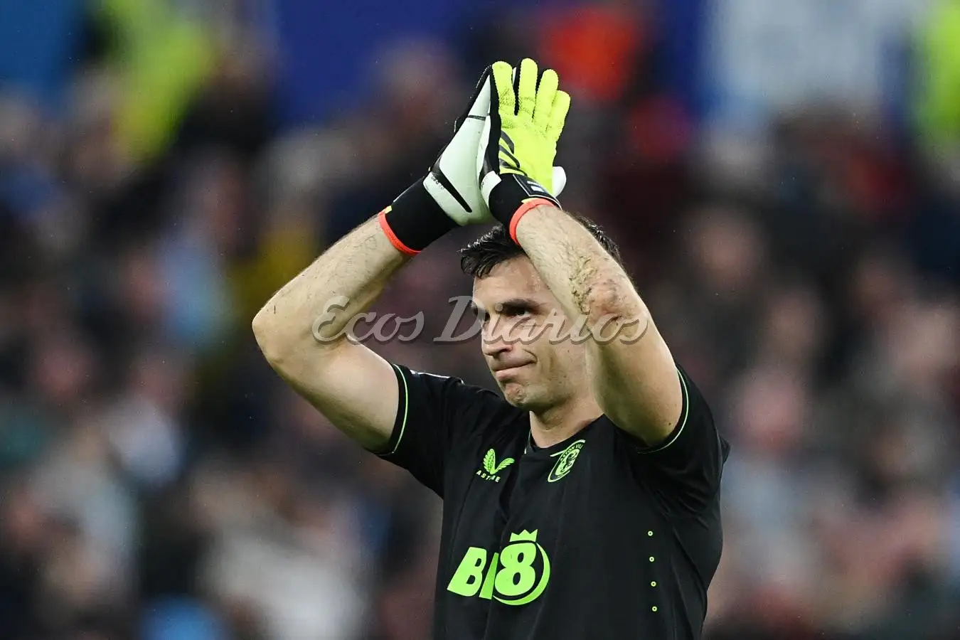 Pedido de disculpas. De Emiliano Martínez tras su blooper ante Liverpool