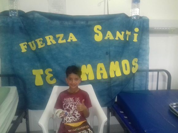 Santino y su familia agradecen