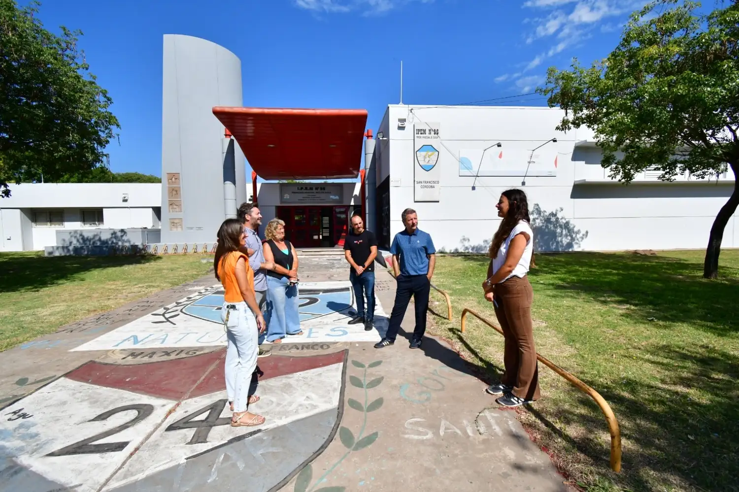Bernarte supervisó las obras de refacción en la escuela Bailón Sosa de cara al ciclo lectivo 2026