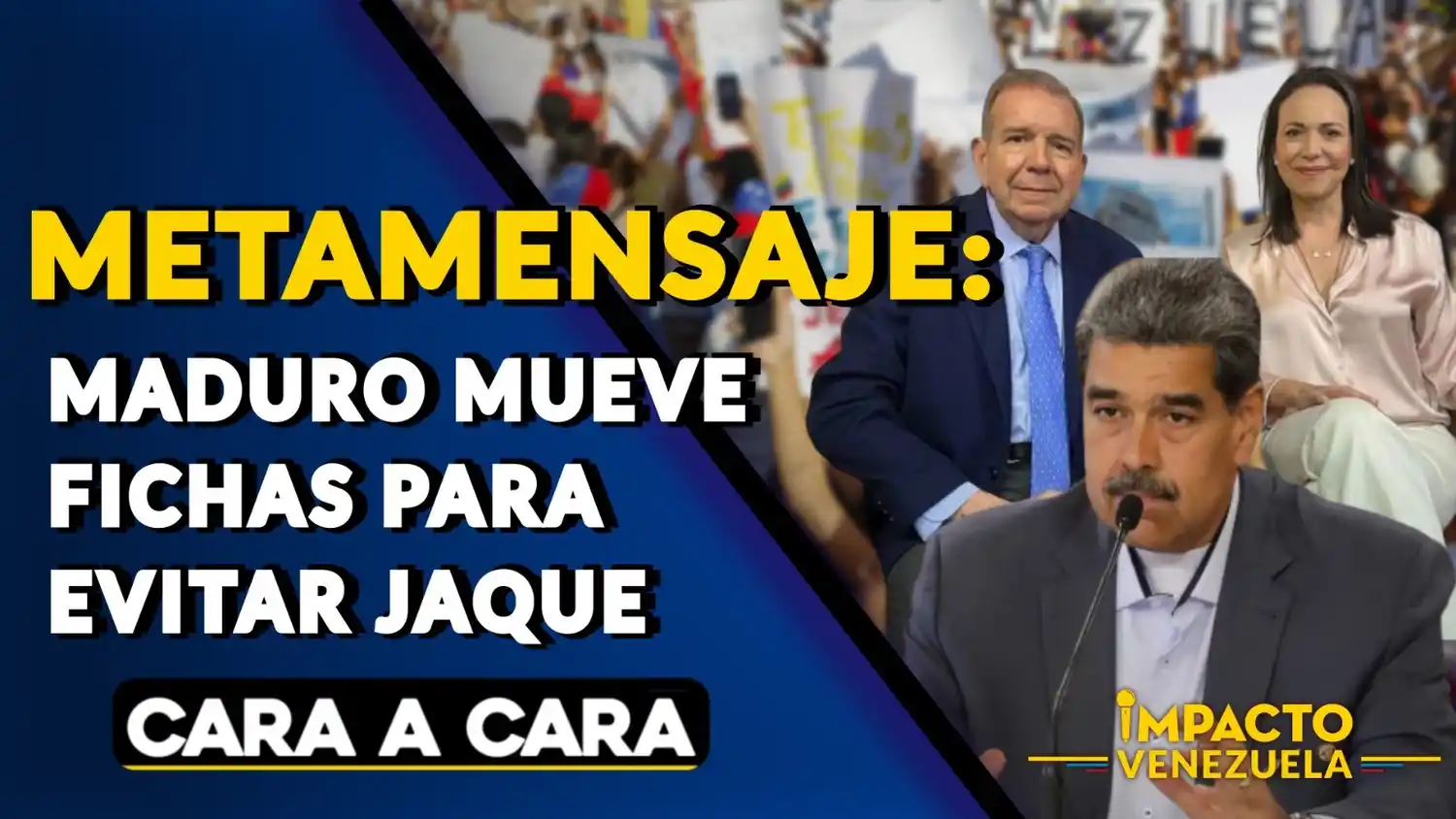 METAMENSAJE: Maduro mueve fichas para evitar jaque – VIDEO