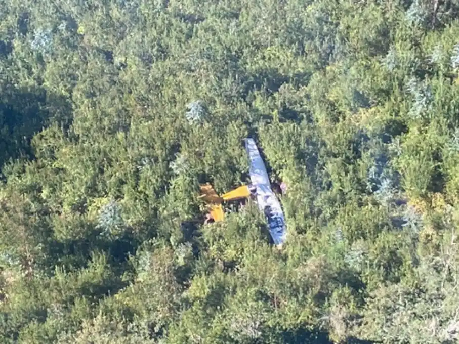 El hallazgo fue posible gracias al trabajo de la tripulación de un helicóptero