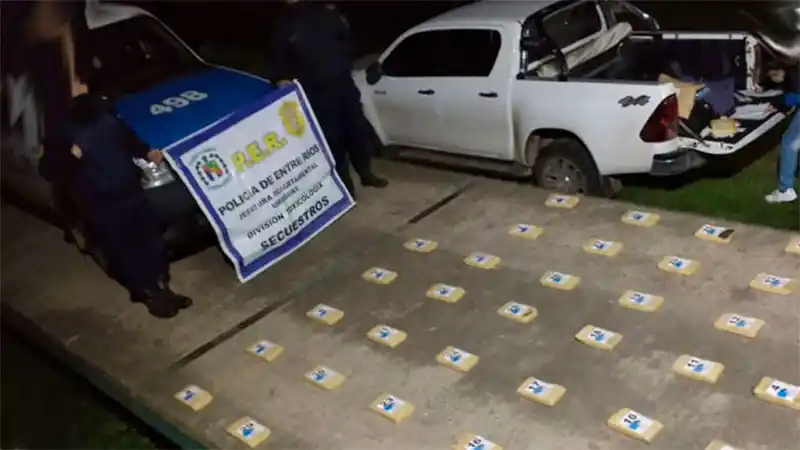 Tercer descubrimiento consecutivo de cocaína en campos entrerrianos