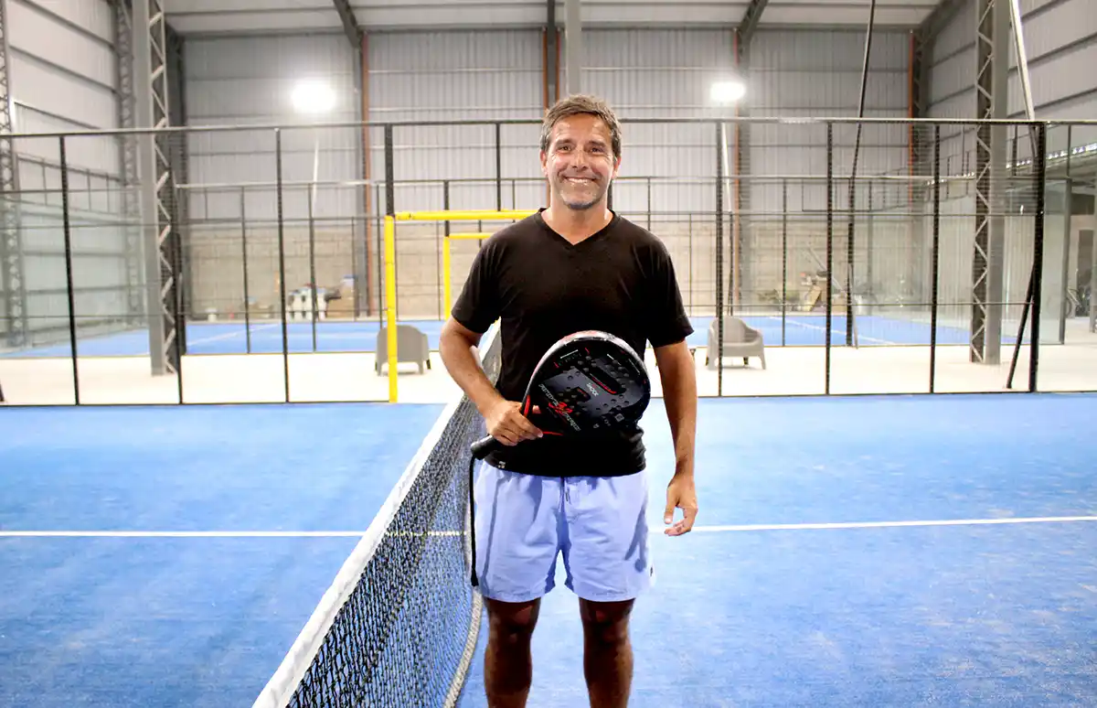 Mario Marmol. Afirmó que hay más de 3000 personas que juegan al pádel