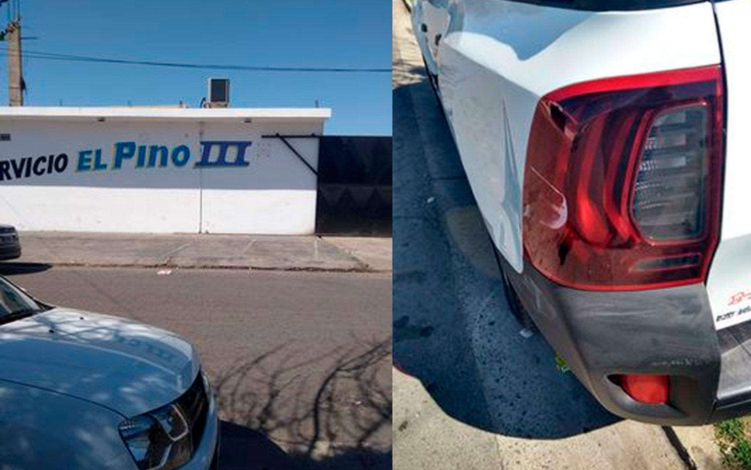 Cansada de que le choquen el auto al salir del estacionamiento