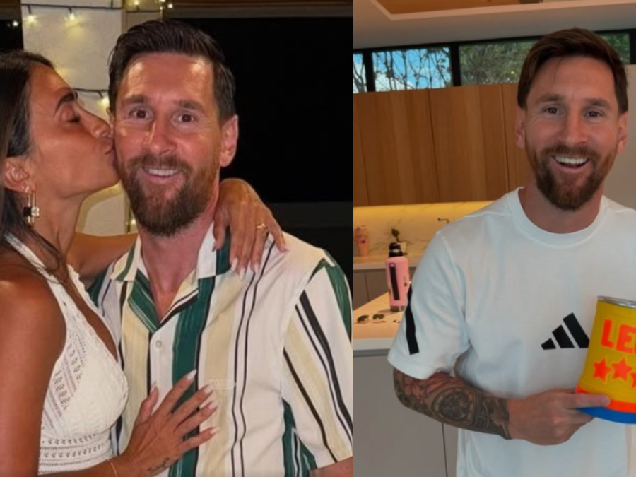 Lionel Messi celebró el Año Nuevo en Rosario junto a Antonela Roccuzzo