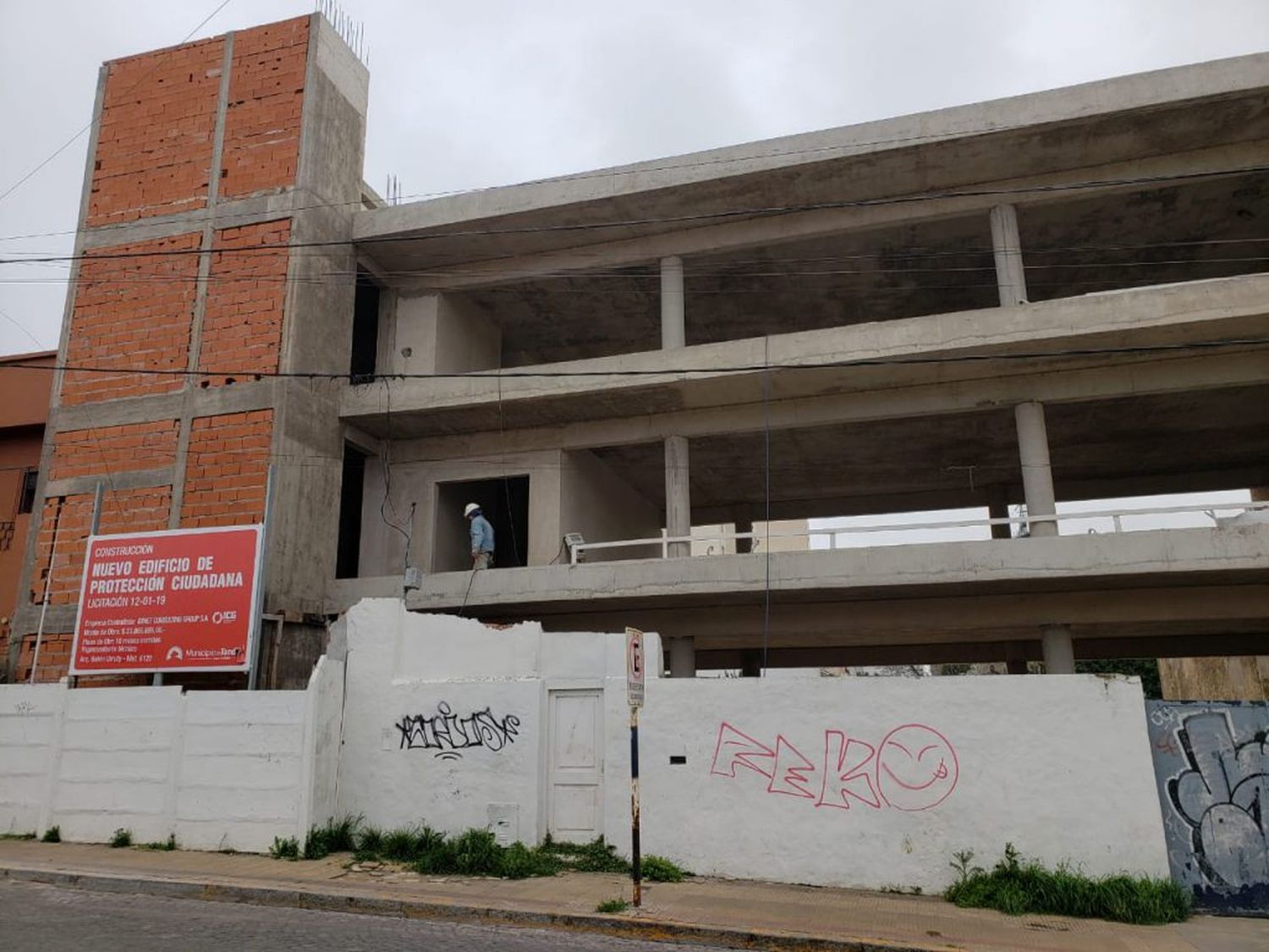 Se retomó la construcción del nuevo edificio del Centro Inteligente de Operaciones