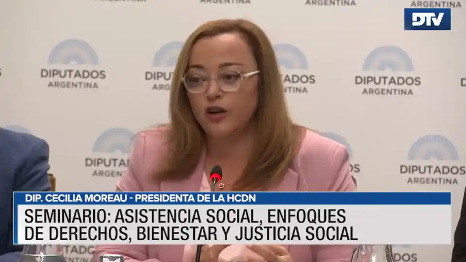 Cecilia Moreau: "Las mejores leyes sociales se construyen desde afuera hacia adentro"