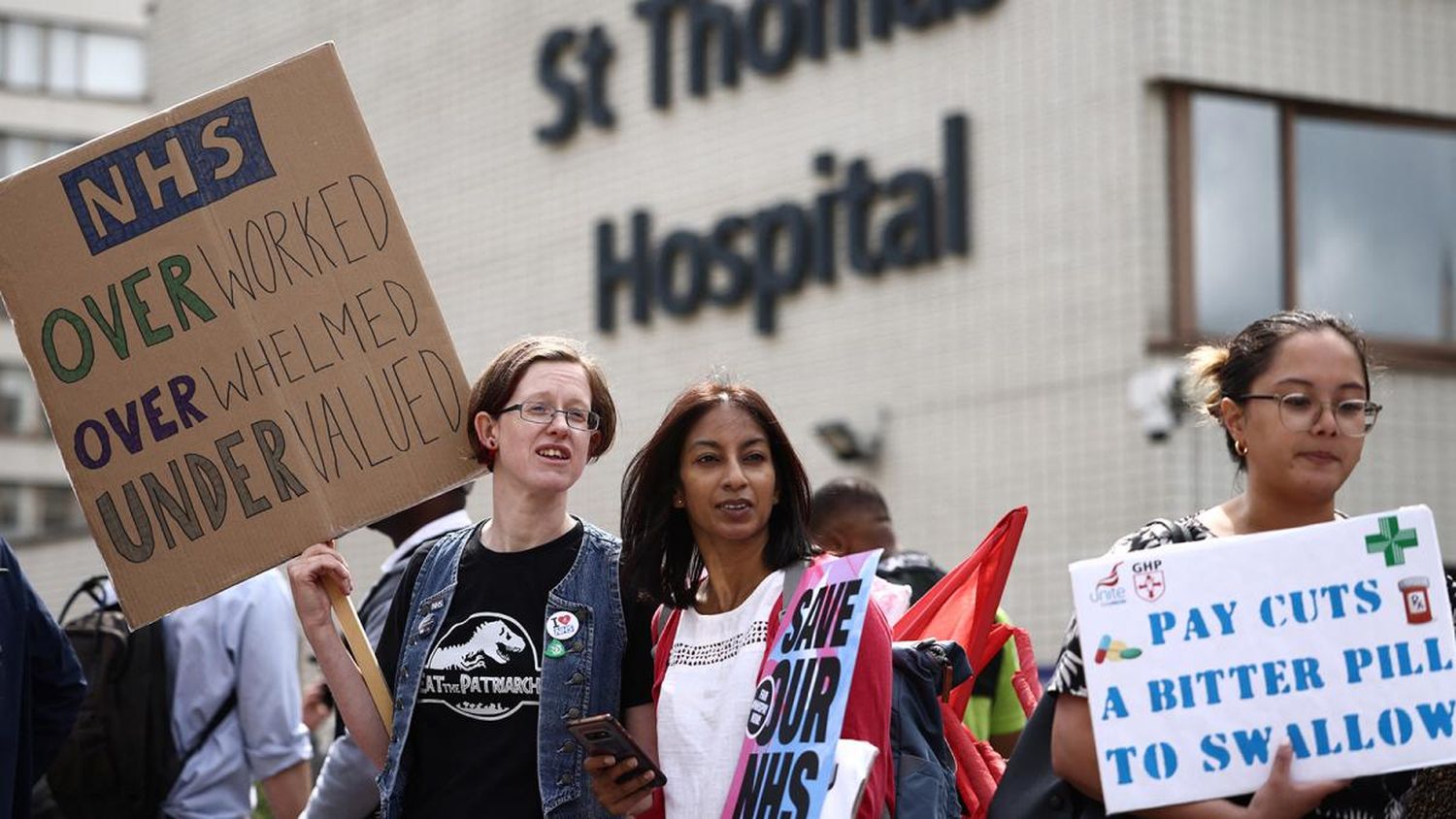 Médicos residentes ingleses para por 5 días.