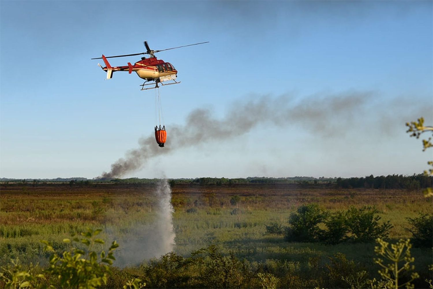 Ambiente de la Nación asiste a la Provincia para la extinción de los incendios en el Delta