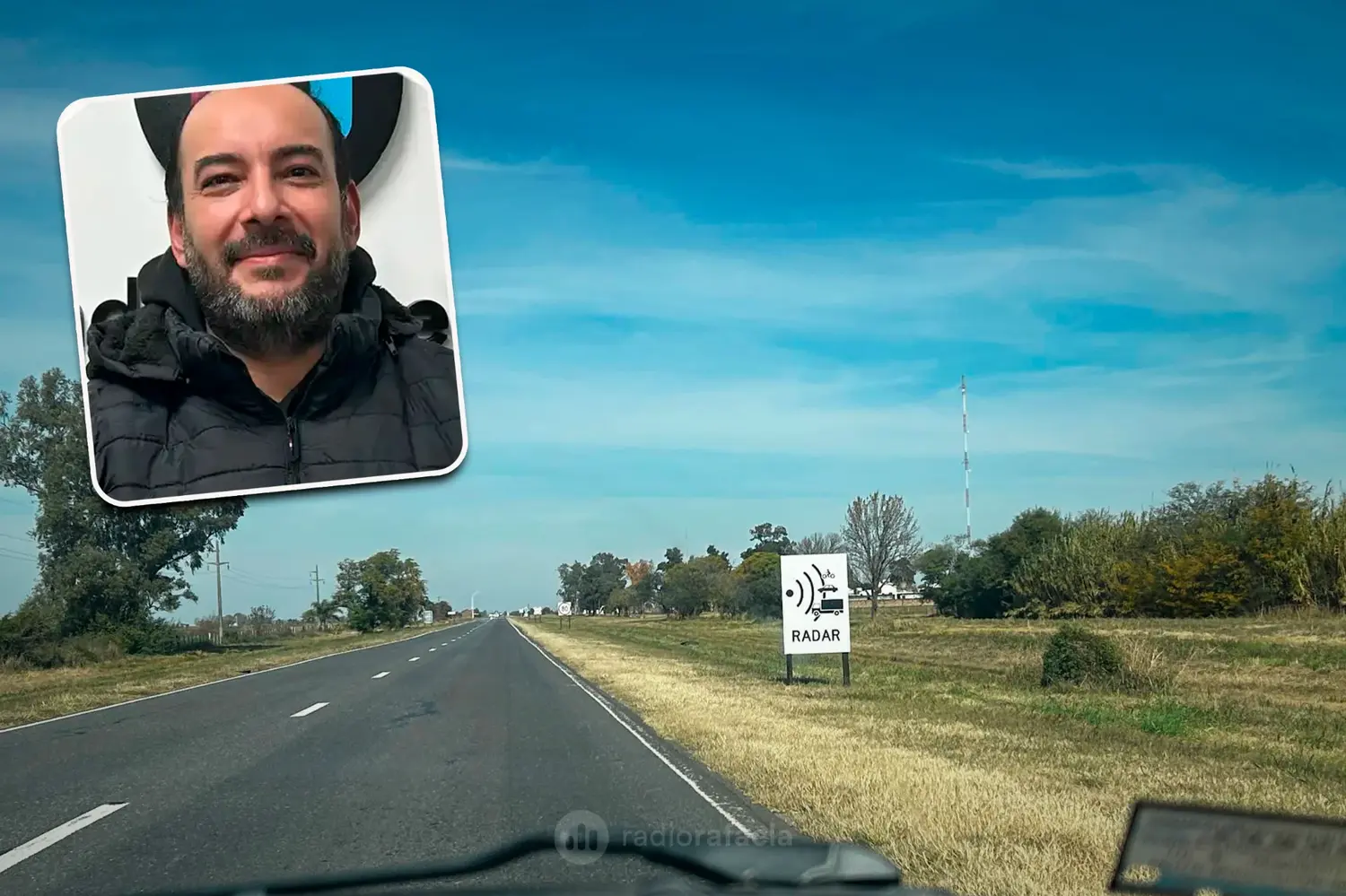 Marcos Andrés - presidente comunal de Angélica | Ya colocaron el nuevo radar sobre la Ruta Nacional 34: ¿cuándo lo activarían?