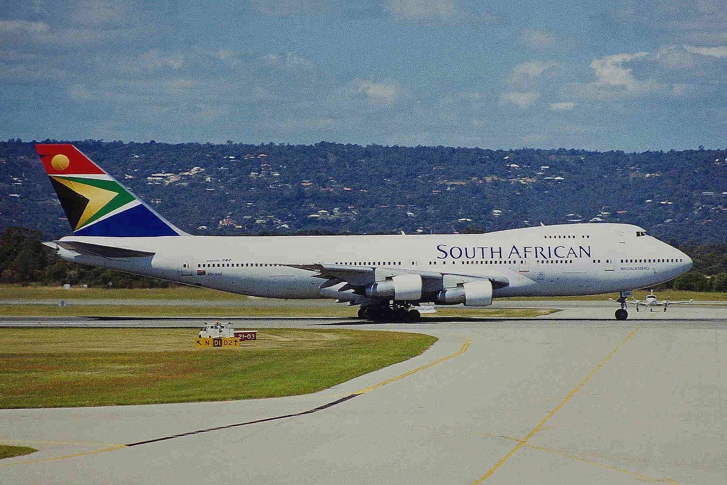 #TBT: South African Airways flights to Argentina and Brazil in 1999