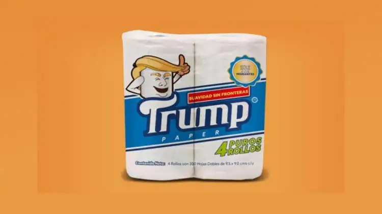 Venganza chicana: un mexicano crea el papel higiénico Trump