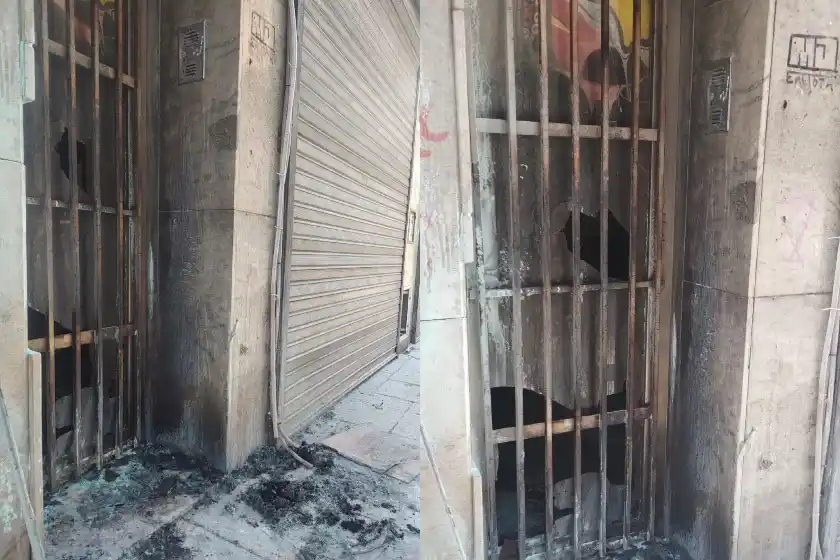 Ataque incendiario en la Secretaría de Niñez.