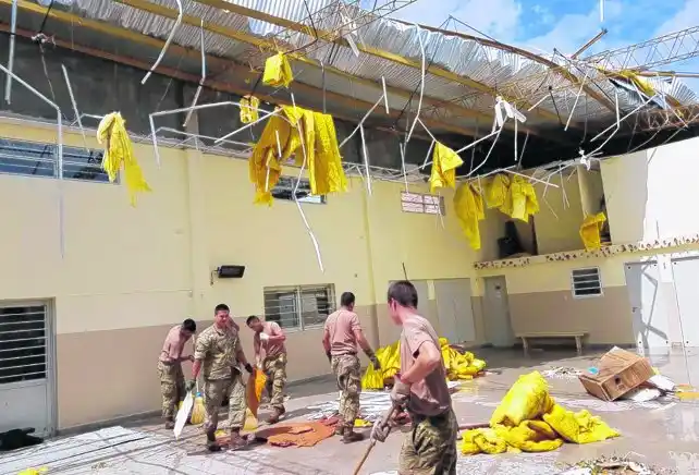 Rafaela busca reponerse del fuerte temporal