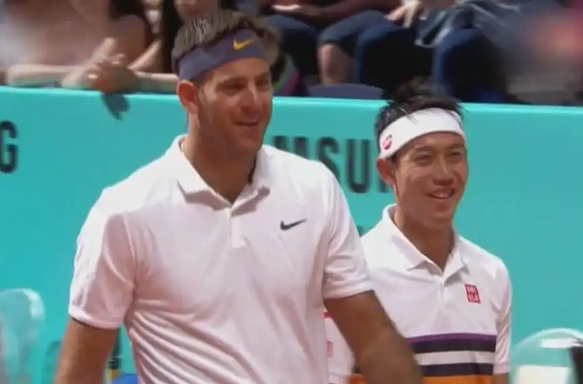 En dobles, Del Potro volvió al circuito con victoria