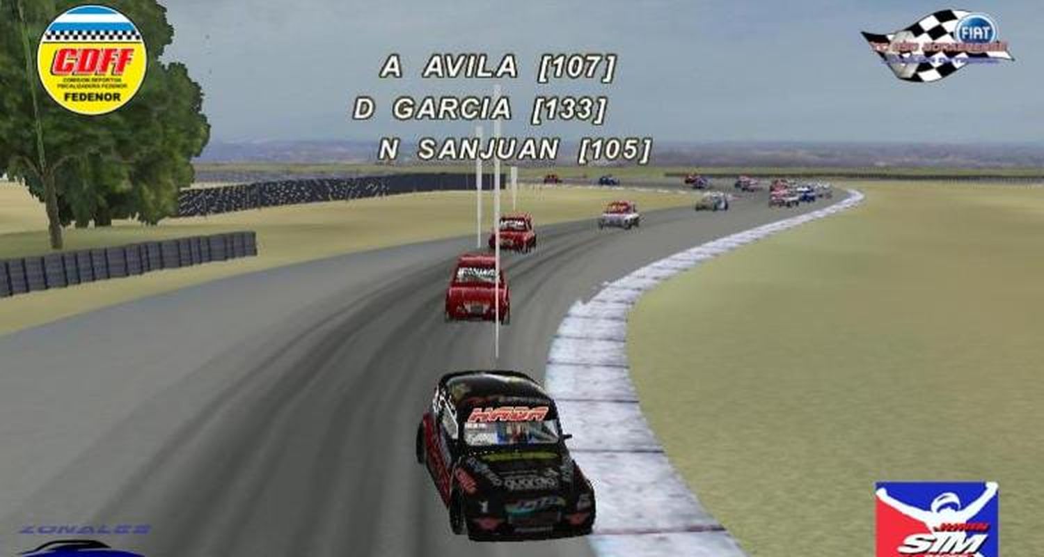 Sin carreras por la cuarentena, sampedrinos debutaron en el torneo virtual de TC 850 de Fedenor