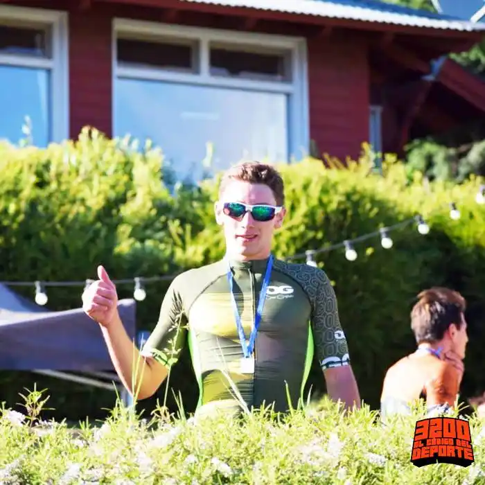 Destacada presentación  del concordiense Pelichero  en el triatlón de Bariloche
