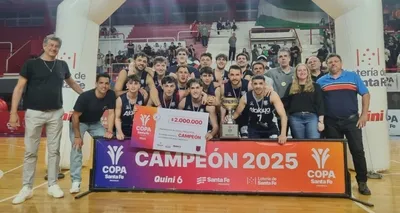 Copa Santa Fe Básquet: Atalaya le ganó una gran final a Sanjustino y es el campeón