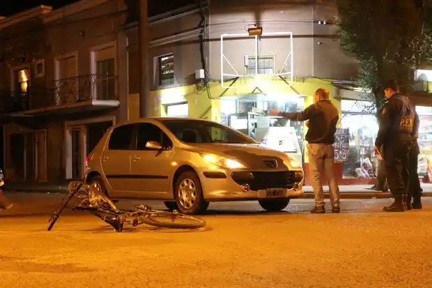 Atropellaron a un chico en bicicleta y fue hospitalizado 