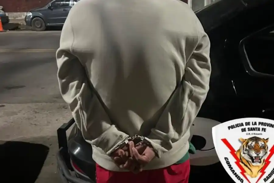 Joven detenido en barrio Alvear.