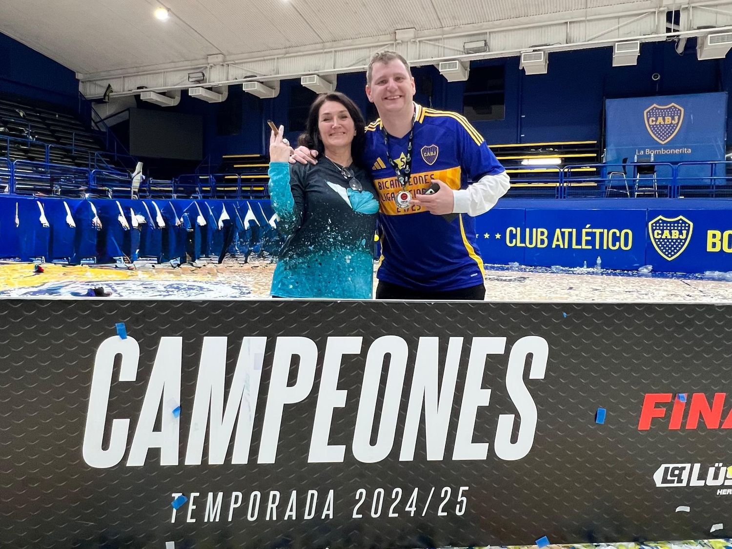 Una tandilense, clave en el bicampeonato de Boca en básquet