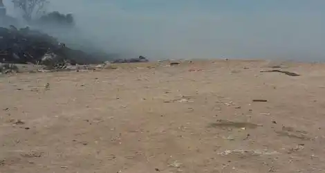 Fuego en el basural: “Nos vamos a morir con este humo”