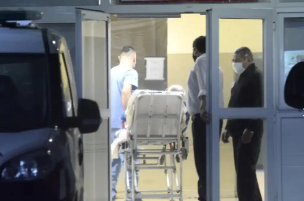 La joven fue trasladada al Centro Integral de Salud Banda.