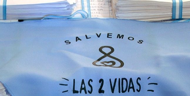 Aborto: En Casa de Gobierno entregaron 65 mil firmas a favor de las "dos vidas"