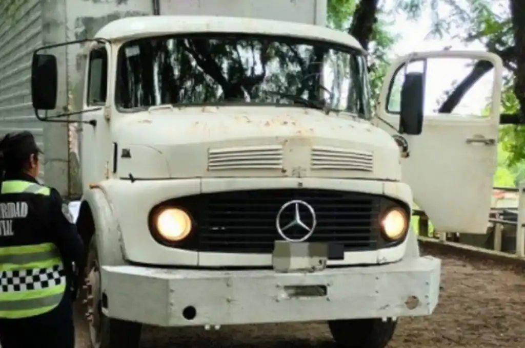 El camión quedó a disposición de la justicia