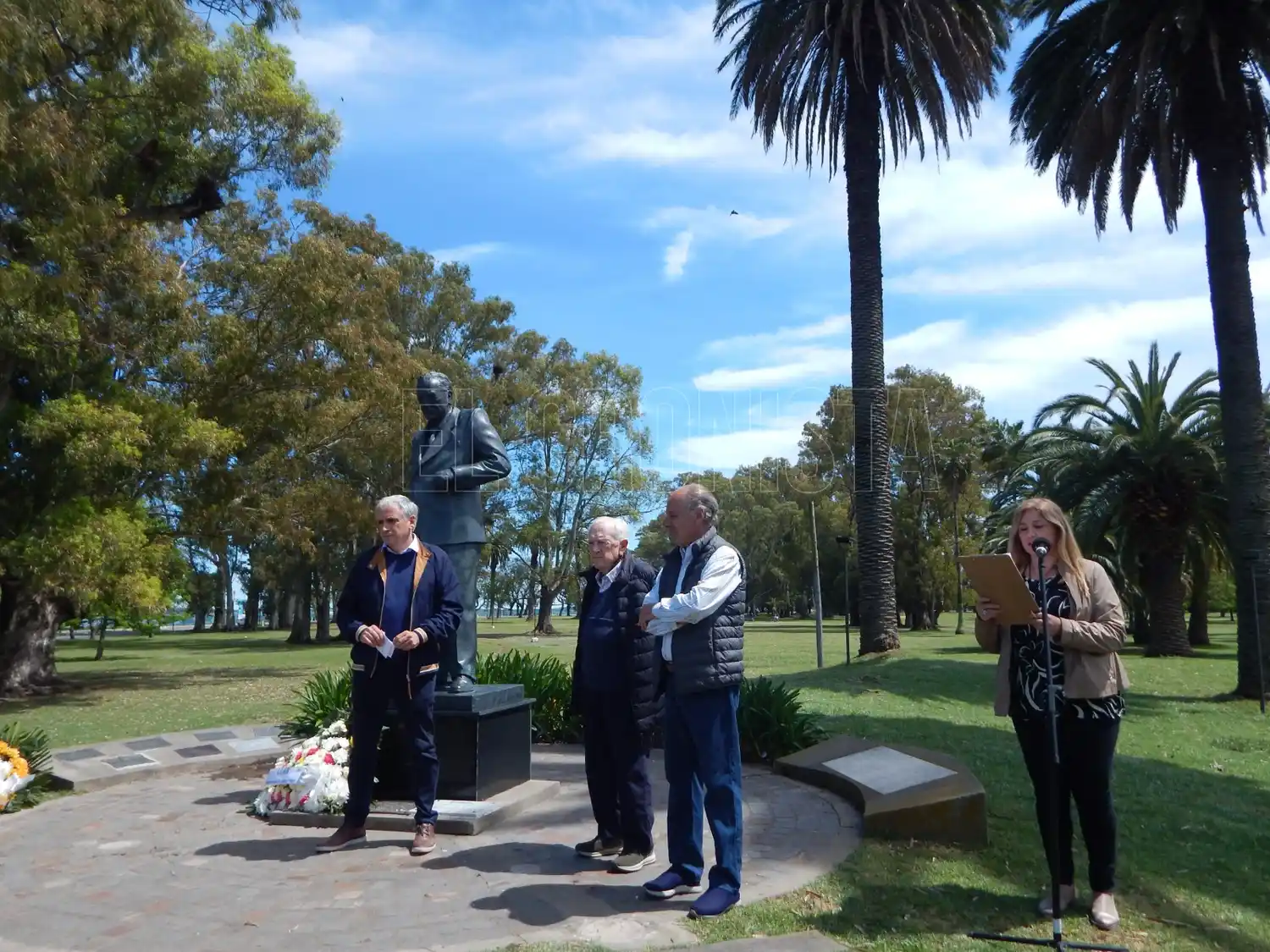 Ayer se realizó el acto homenaje a Raúl Alfonsín por los 40 años del Retorno a la Democracia