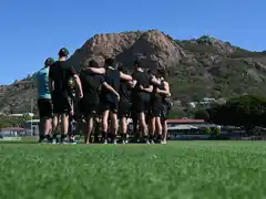 Los Pumas, con Calles, ya se entrenan en Australia