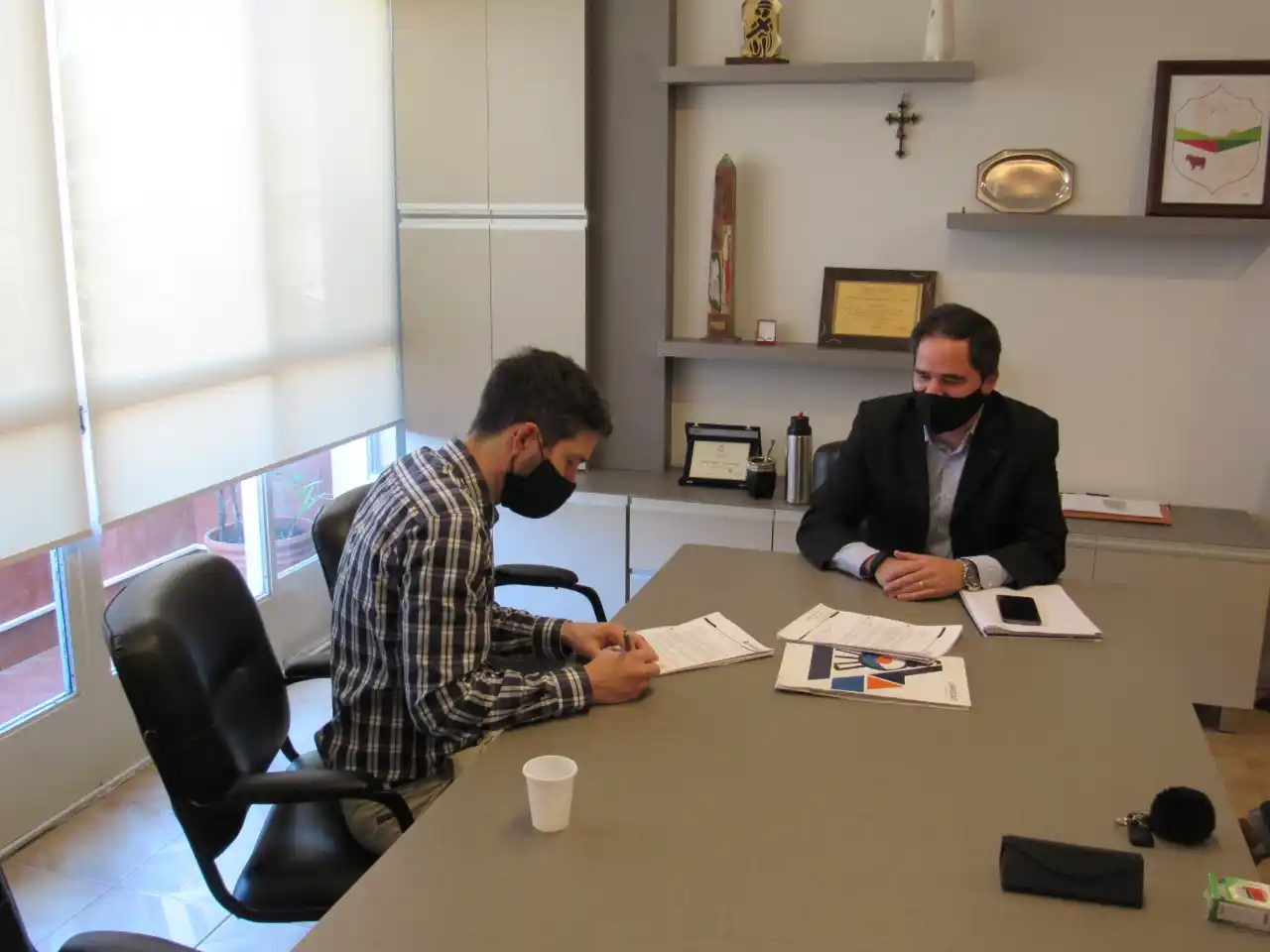 De recorrida: intensa actividad del titular del CGE en Larroque