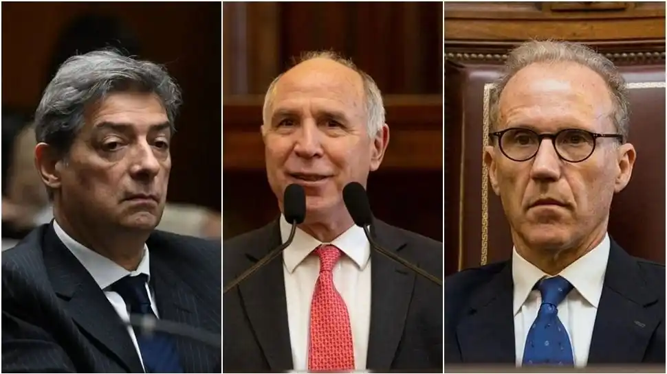 La foto que eligió Strada para criticar a la Corte Suprema.