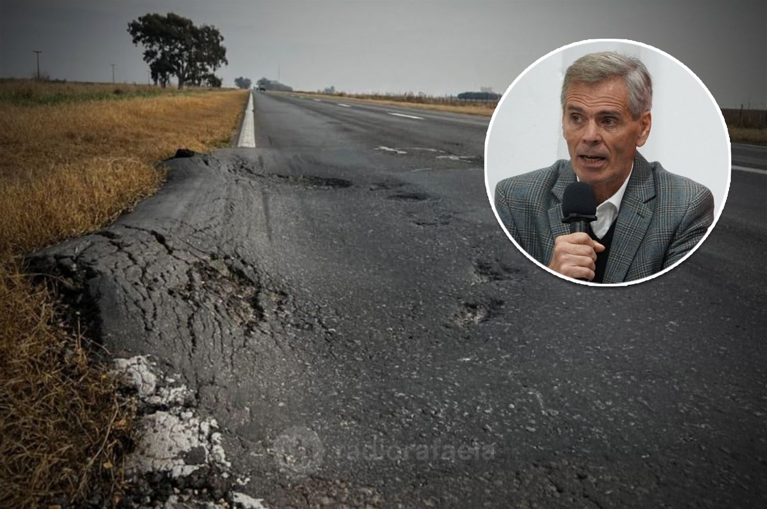 Seghezzo, sobre la falta de mantenimiento vial: “Por Santa Fe, pasa el 80% de la exportación de grano de toda la República Argentina”