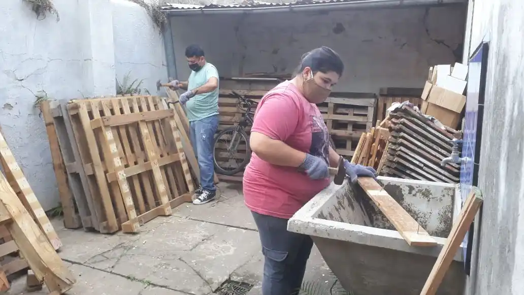 Cáritas Catedral retomó los talleres de oficios bajo los nuevos protocolos 