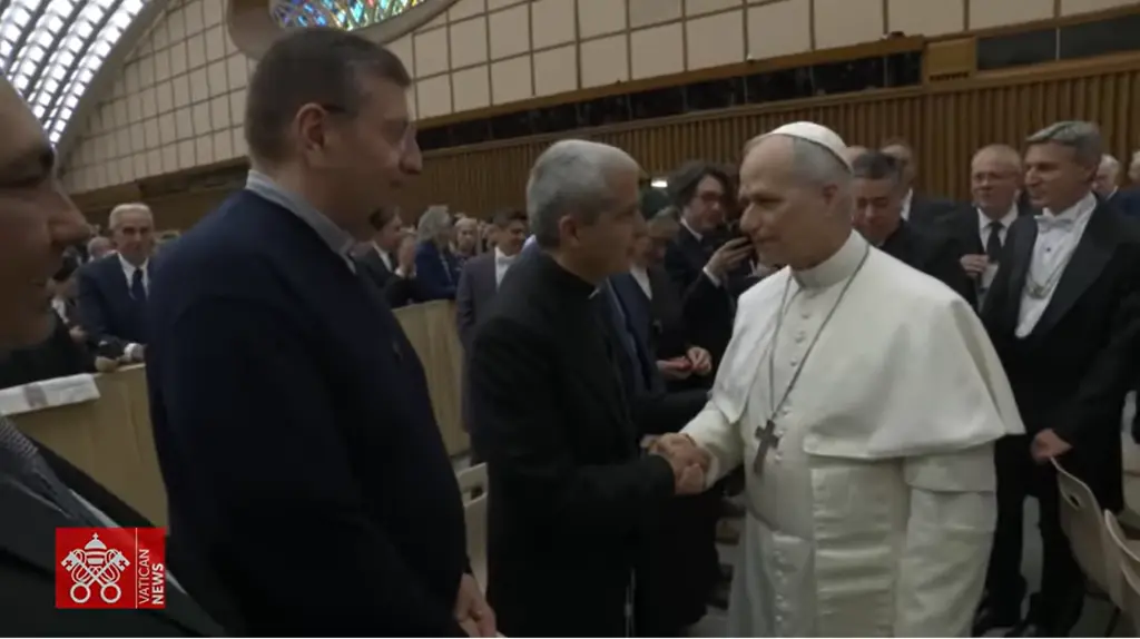 Primera audiencia del Papa con periodistas que cubrieron el Cónclave