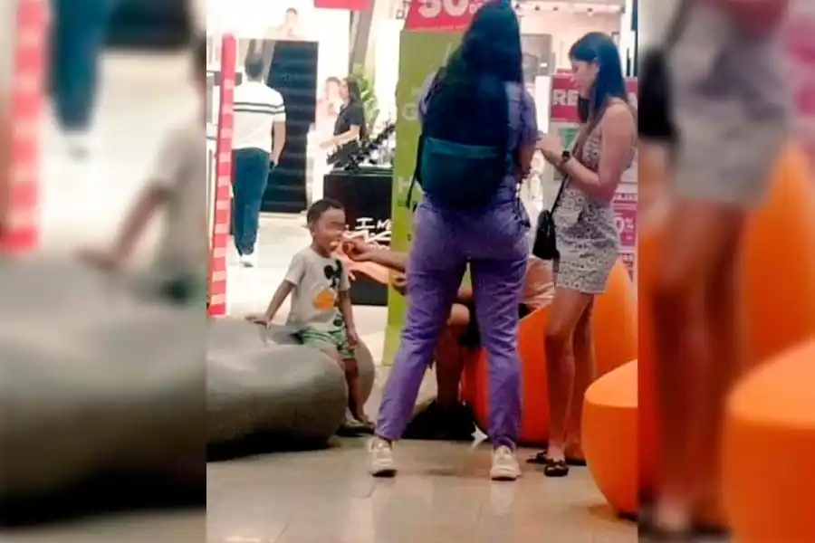 La imagen que alertó a la familia de Loan Peña.