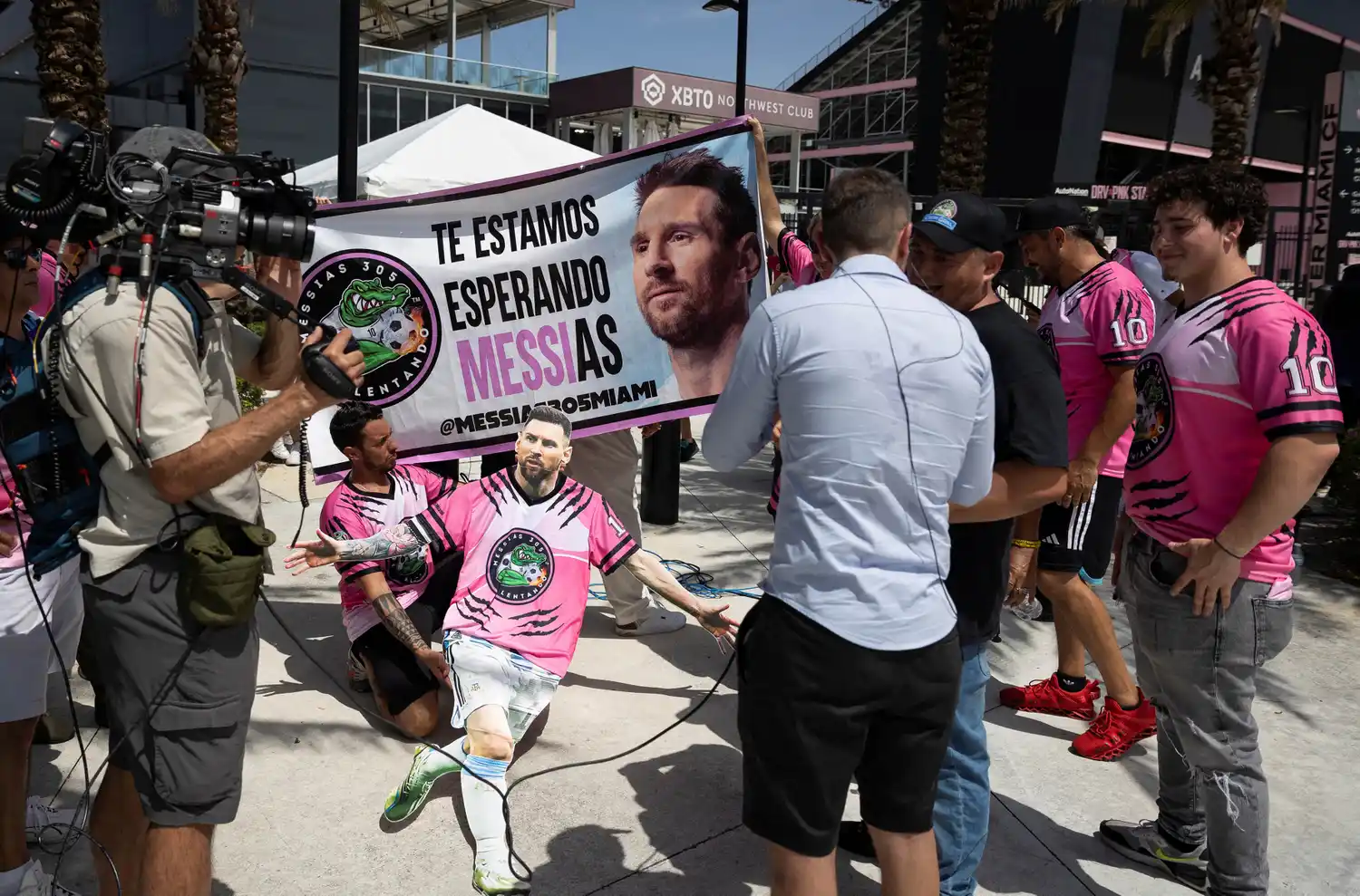 Messi realizó la primera práctica en Inter Miami